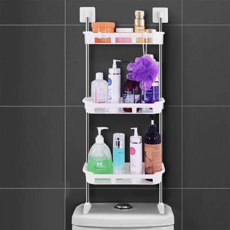 3 layer Multifunctional kitchen & Bathroom Wall Storage Organizer Rack