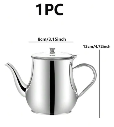 ( ১ পিস 550 ML) Stainless Steel Magic Oil Pot - Image 3